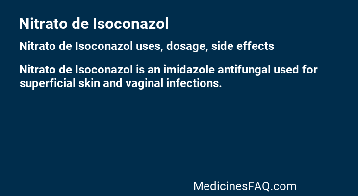 Nitrato de Isoconazol