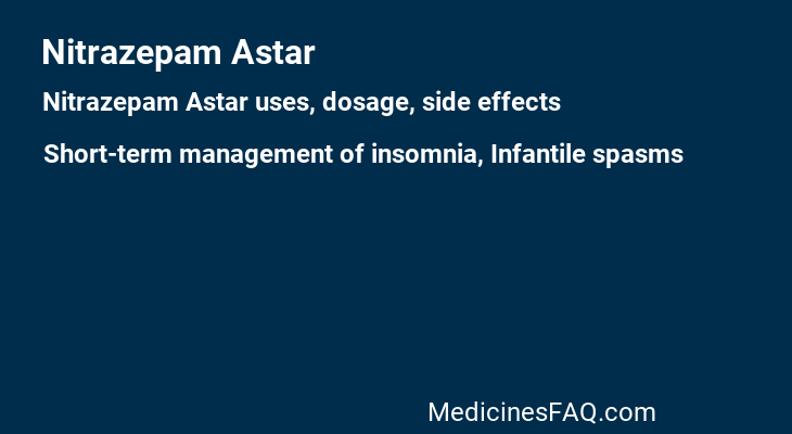 Nitrazepam Astar