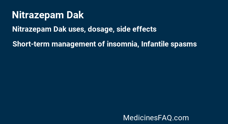 Nitrazepam Dak