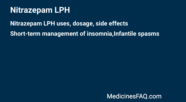 Nitrazepam LPH