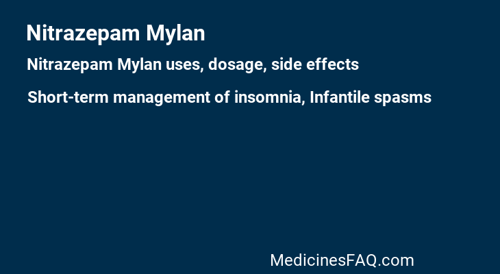 Nitrazepam Mylan