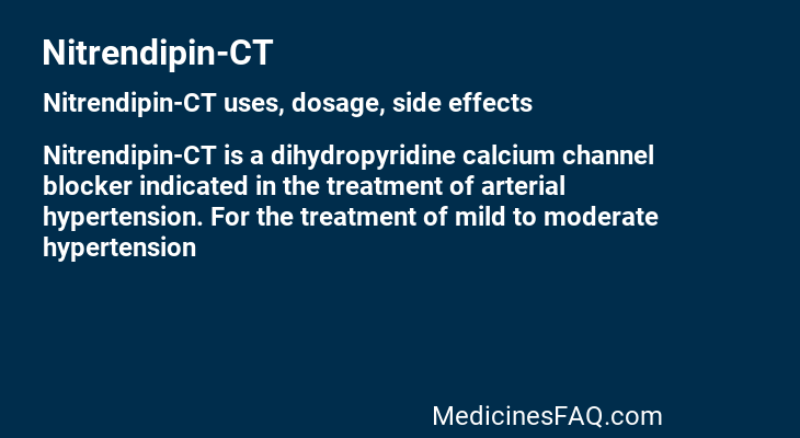 Nitrendipin-CT