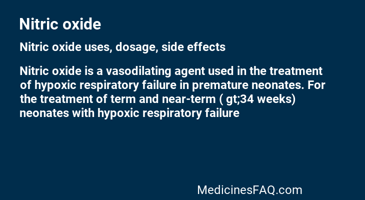 Nitric oxide