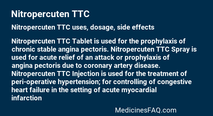 Nitropercuten TTC