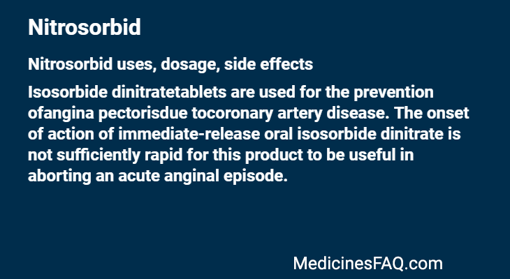 Nitrosorbid