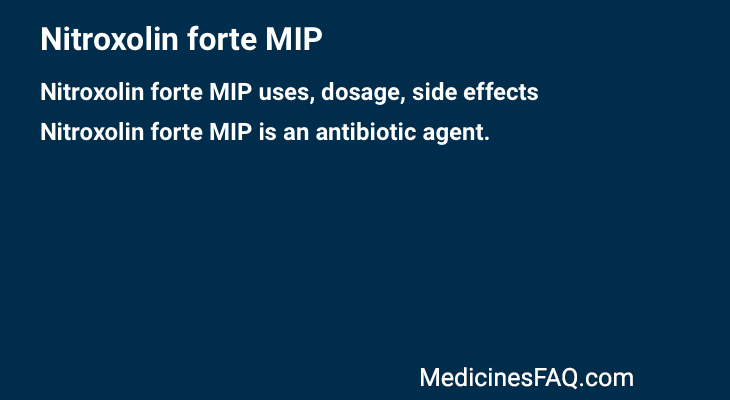 Nitroxolin forte MIP