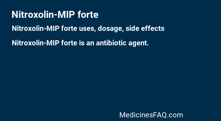 Nitroxolin-MIP forte