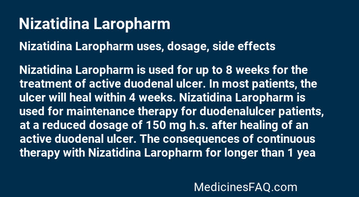 Nizatidina Laropharm