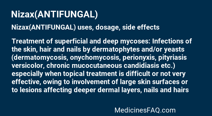 Nizax(ANTIFUNGAL)