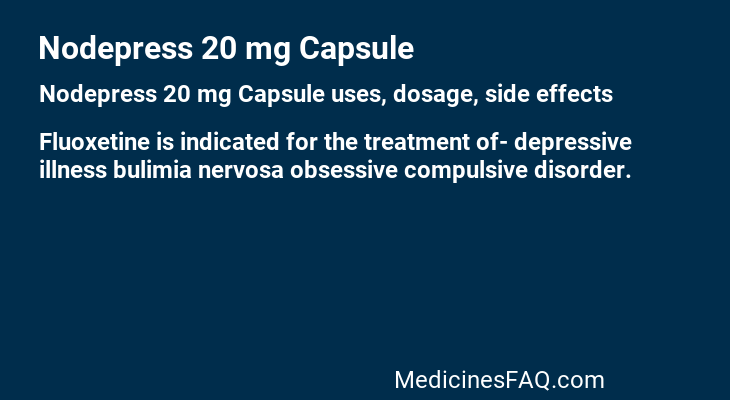 Nodepress 20 mg Capsule