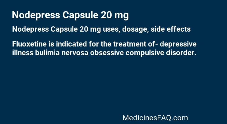 Nodepress Capsule 20 mg