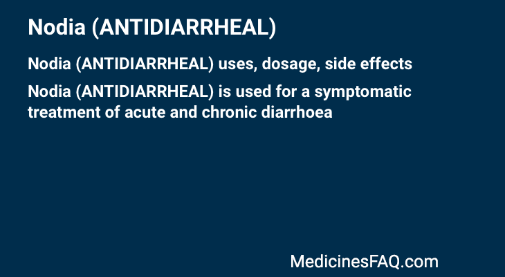 Nodia (ANTIDIARRHEAL)