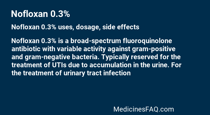 Nofloxan 0.3%