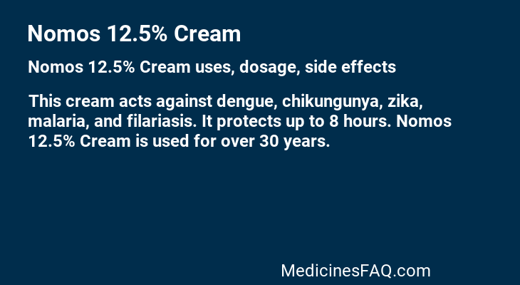 Nomos 12.5% Cream