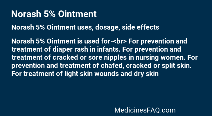 Norash 5% Ointment