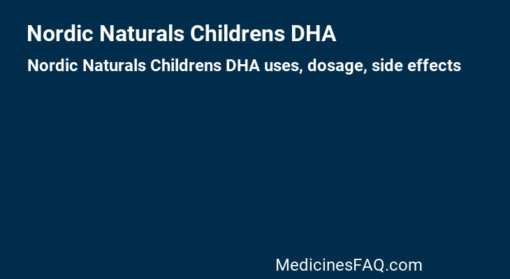 Nordic Naturals Childrens DHA