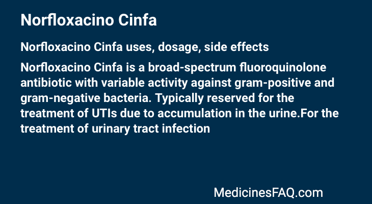 Norfloxacino Cinfa