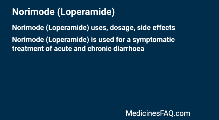 Norimode (Loperamide)