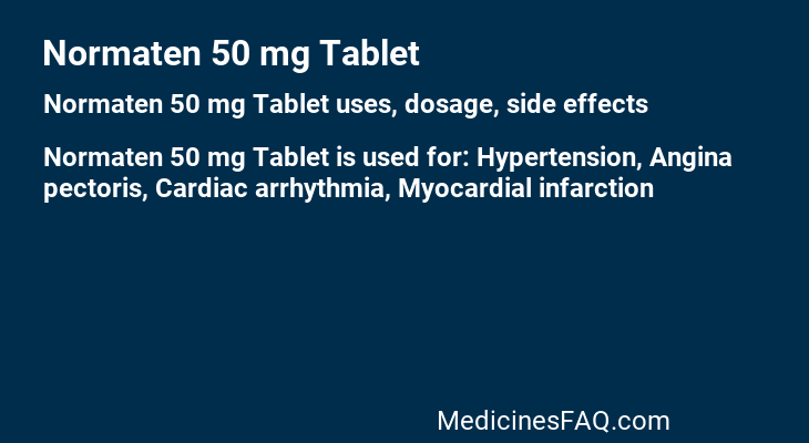 Normaten 50 mg Tablet