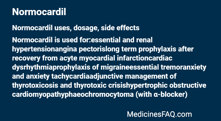 Normocardil