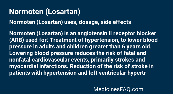 Normoten (Losartan)