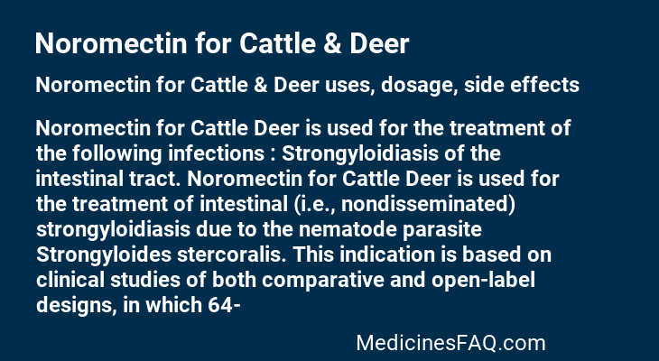 Noromectin for Cattle & Deer