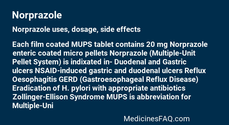 Norprazole