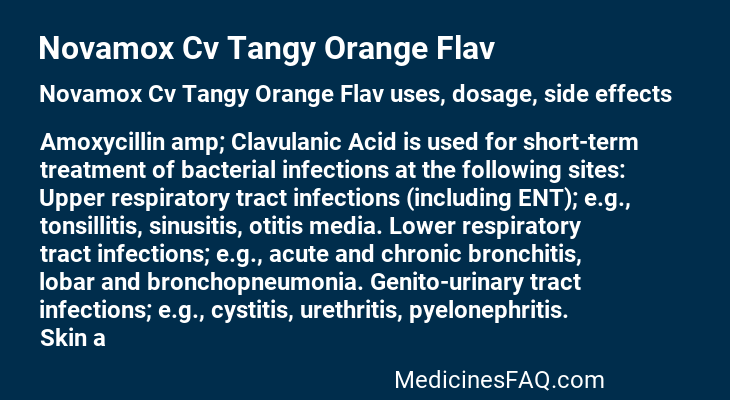 Novamox Cv Tangy Orange Flav