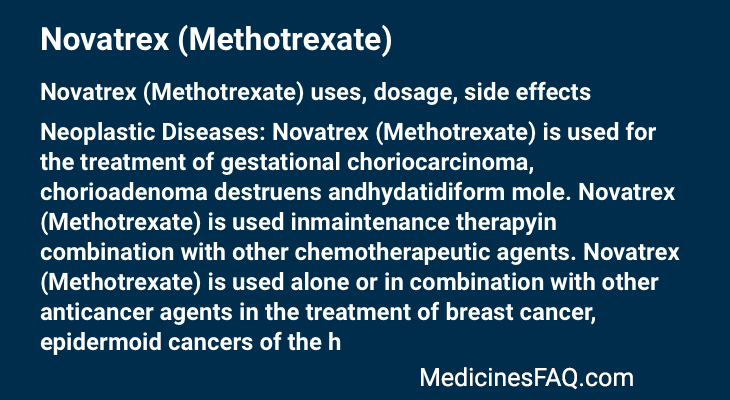 Novatrex (Methotrexate)