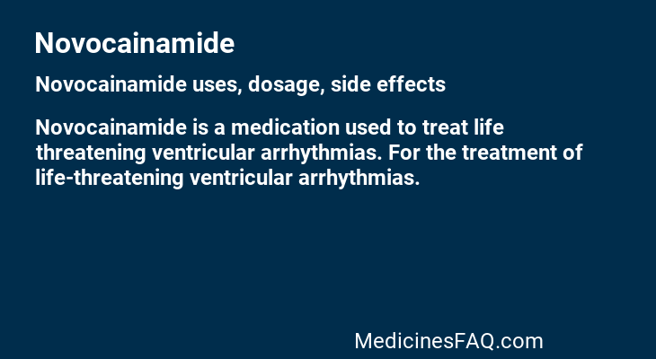 Novocainamide