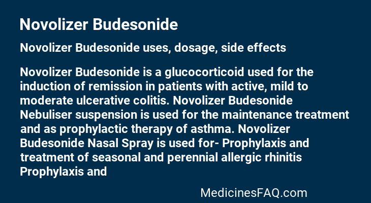 Novolizer Budesonide