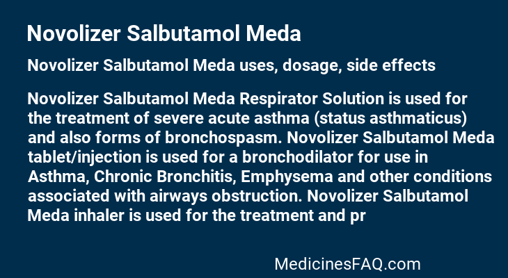 Novolizer Salbutamol Meda