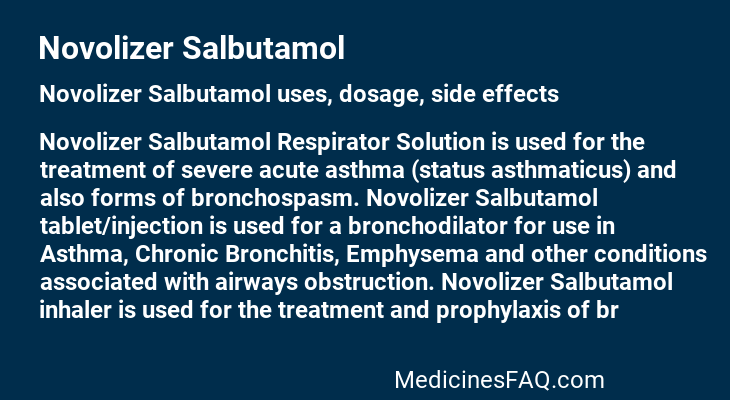 Novolizer Salbutamol