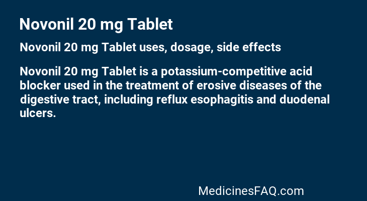 Novonil 20 mg Tablet