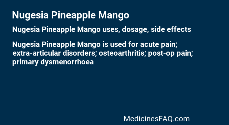 Nugesia Pineapple Mango