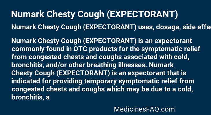 Numark Chesty Cough (EXPECTORANT)