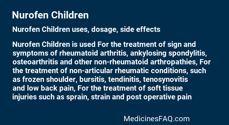 Nurofen Children