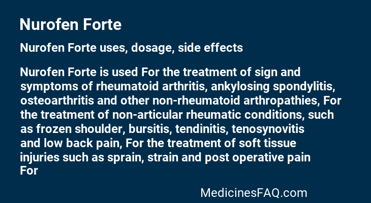 Nurofen Forte