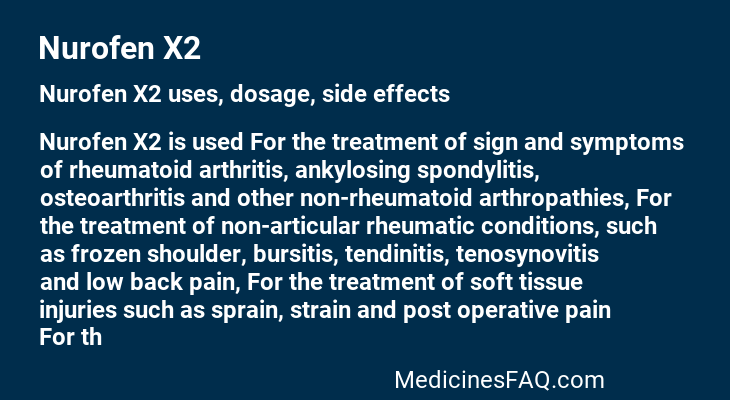 Nurofen X2