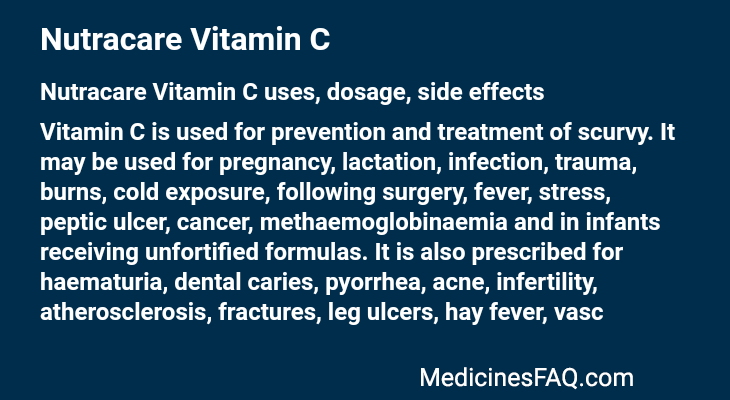 Nutracare Vitamin C