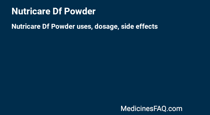 Nutricare Df Powder