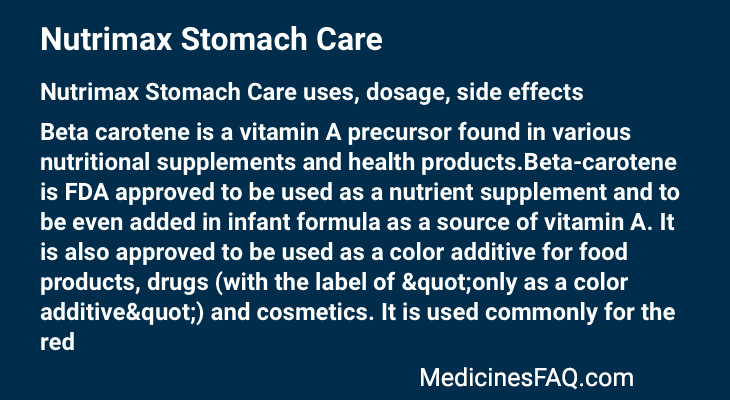 Nutrimax Stomach Care