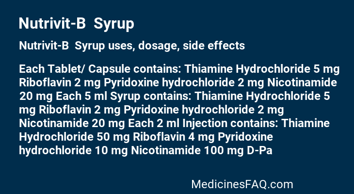 Nutrivit-B  Syrup