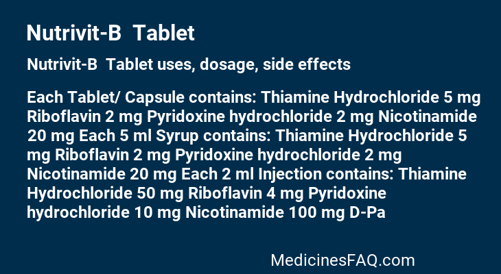 Nutrivit-B  Tablet