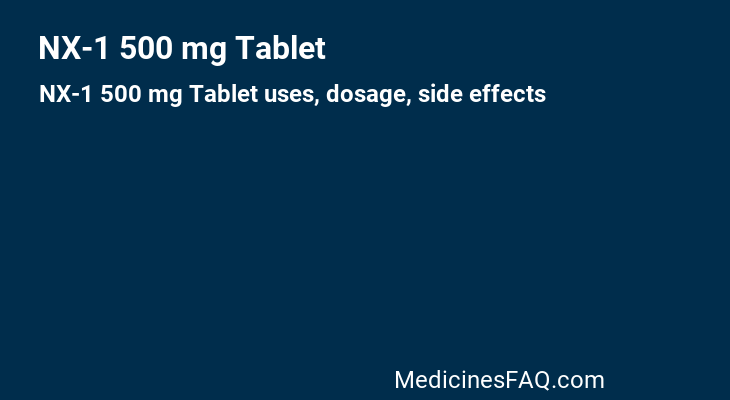 NX-1 500 mg Tablet