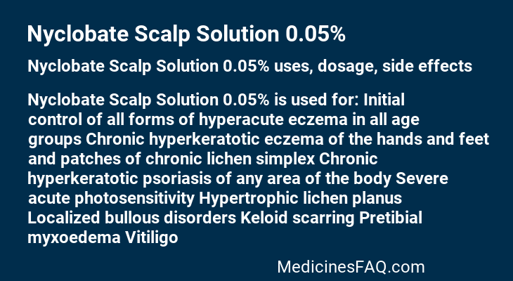 Nyclobate Scalp Solution 0.05%