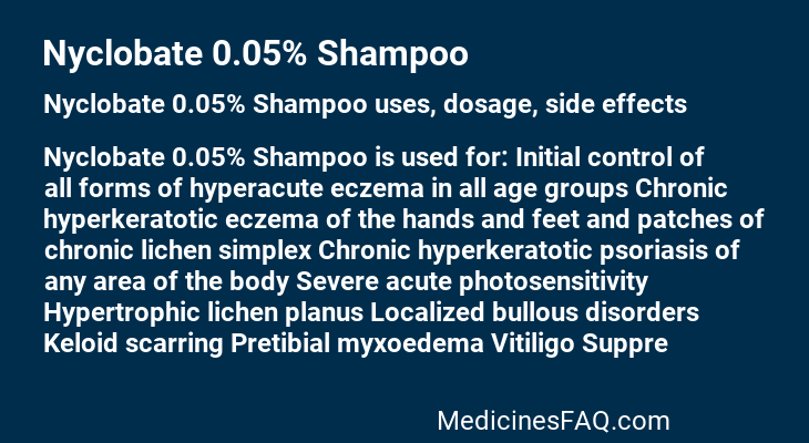 Nyclobate 0.05% Shampoo