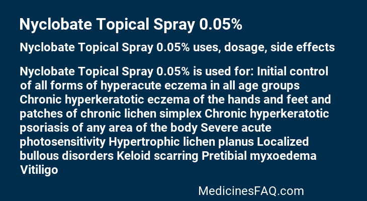 Nyclobate Topical Spray 0.05%