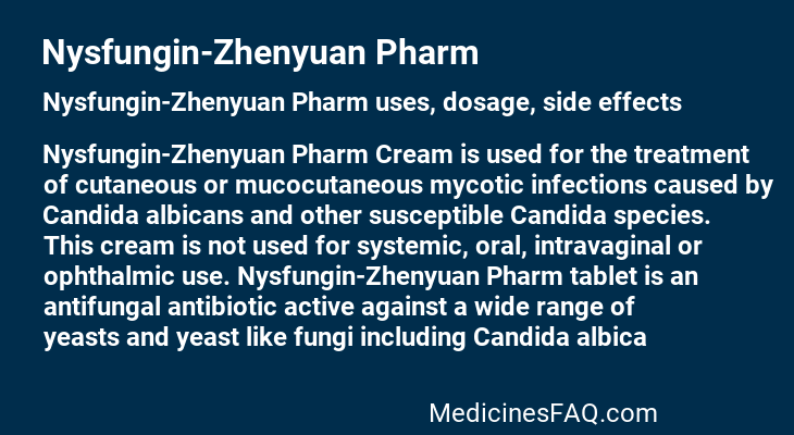 Nysfungin-Zhenyuan Pharm