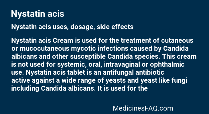 Nystatin acis